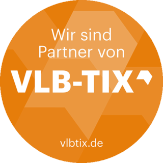 VLB-TIX Siegel mit dem Slogan "Wir sind Partner von VLB-TIX".