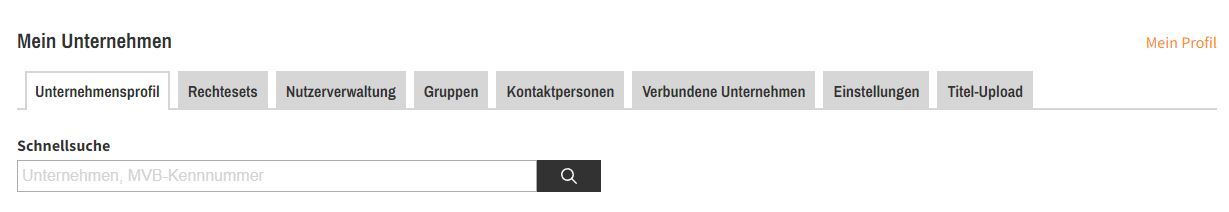 Mein Unternehmen