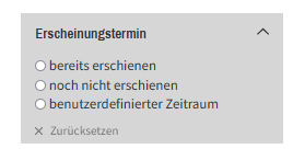 Erscheinungstermin