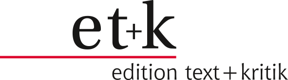 Logo der edition text und kritik.