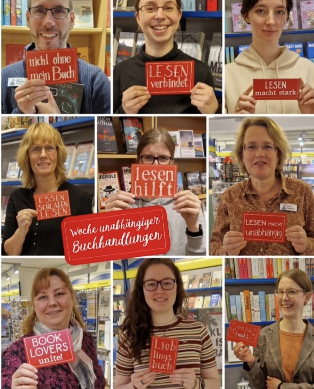 Team der Buchhandlung Ton & Text