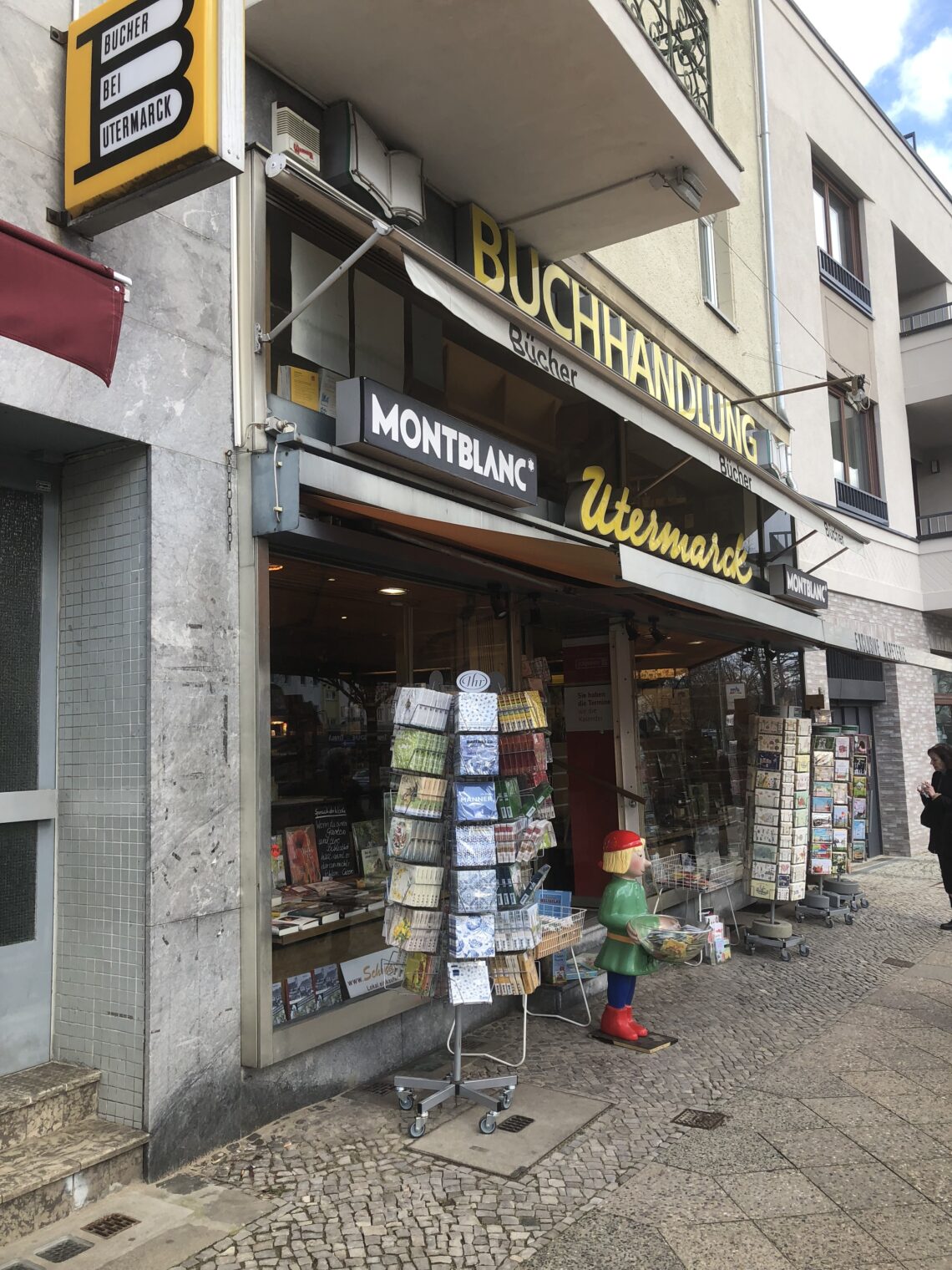 Die Ladenfassade der Utermarck Schreibkultur.
