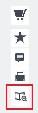 Das Lesewidget in der Action Bar auf vlbtix.de hervorgehoben durch einen roten Kasten.
