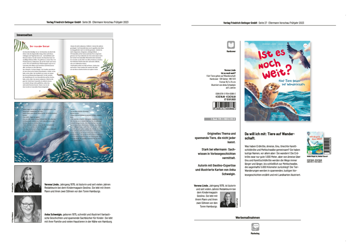 Der Innenseitenschwerpunkt beim Bezahlfeature Web to Print von VLB-TIX.