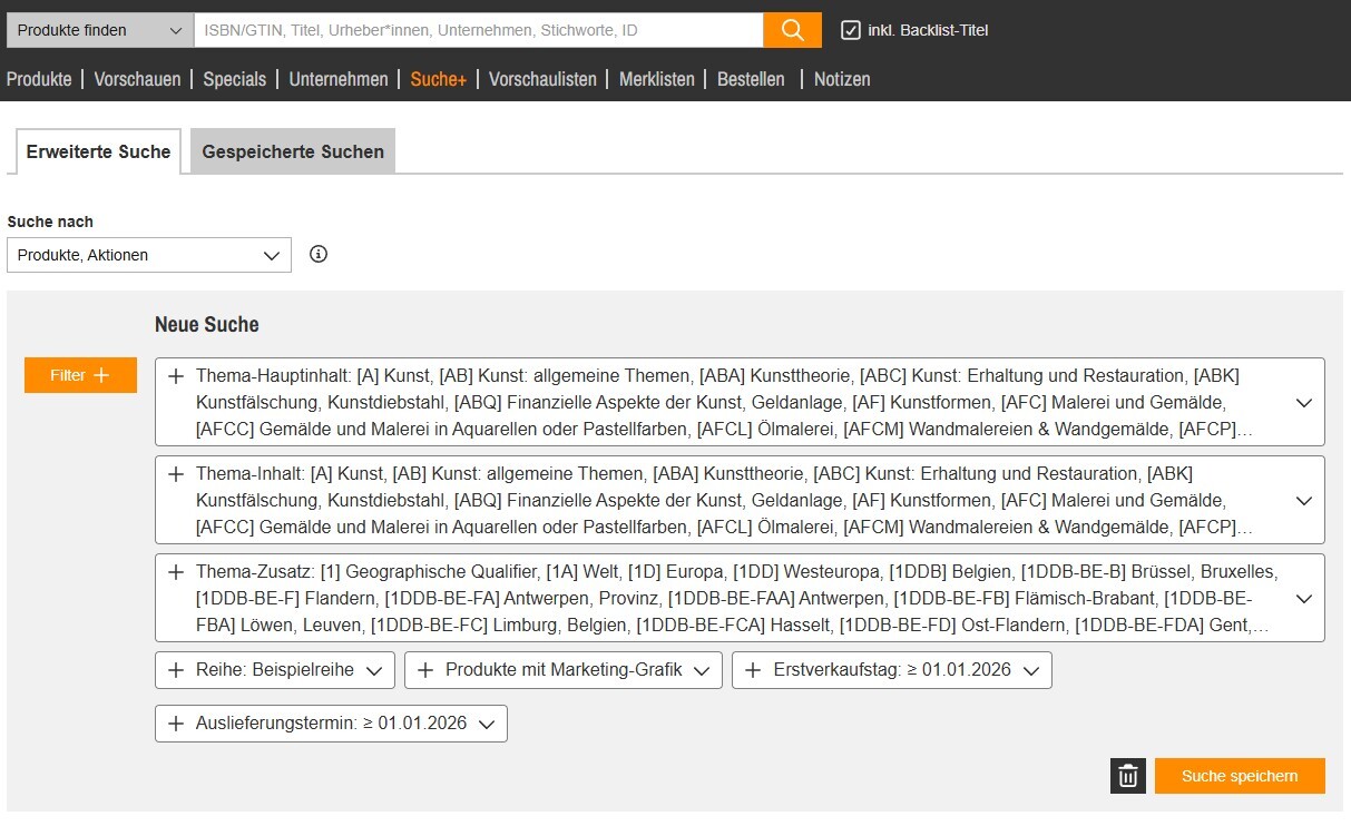 Beispiel neue Filter