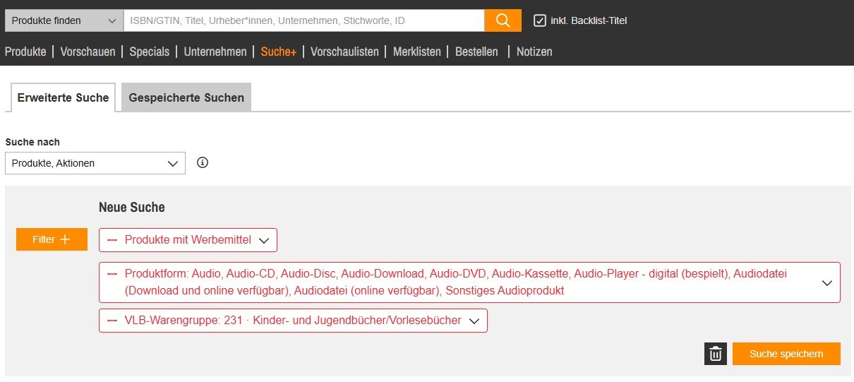 Produktform enthält nicht