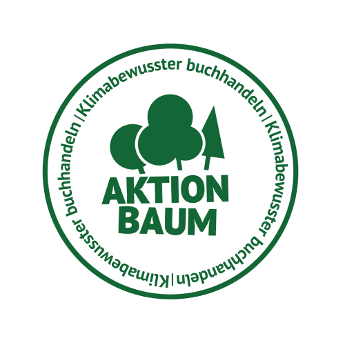 Button der Aktion Baum für klimabewussteres buchhandeln.