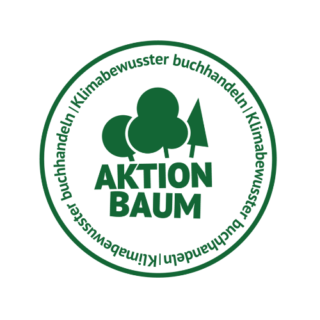 Button der Aktion Baum für klimabewussteres buchhandeln.