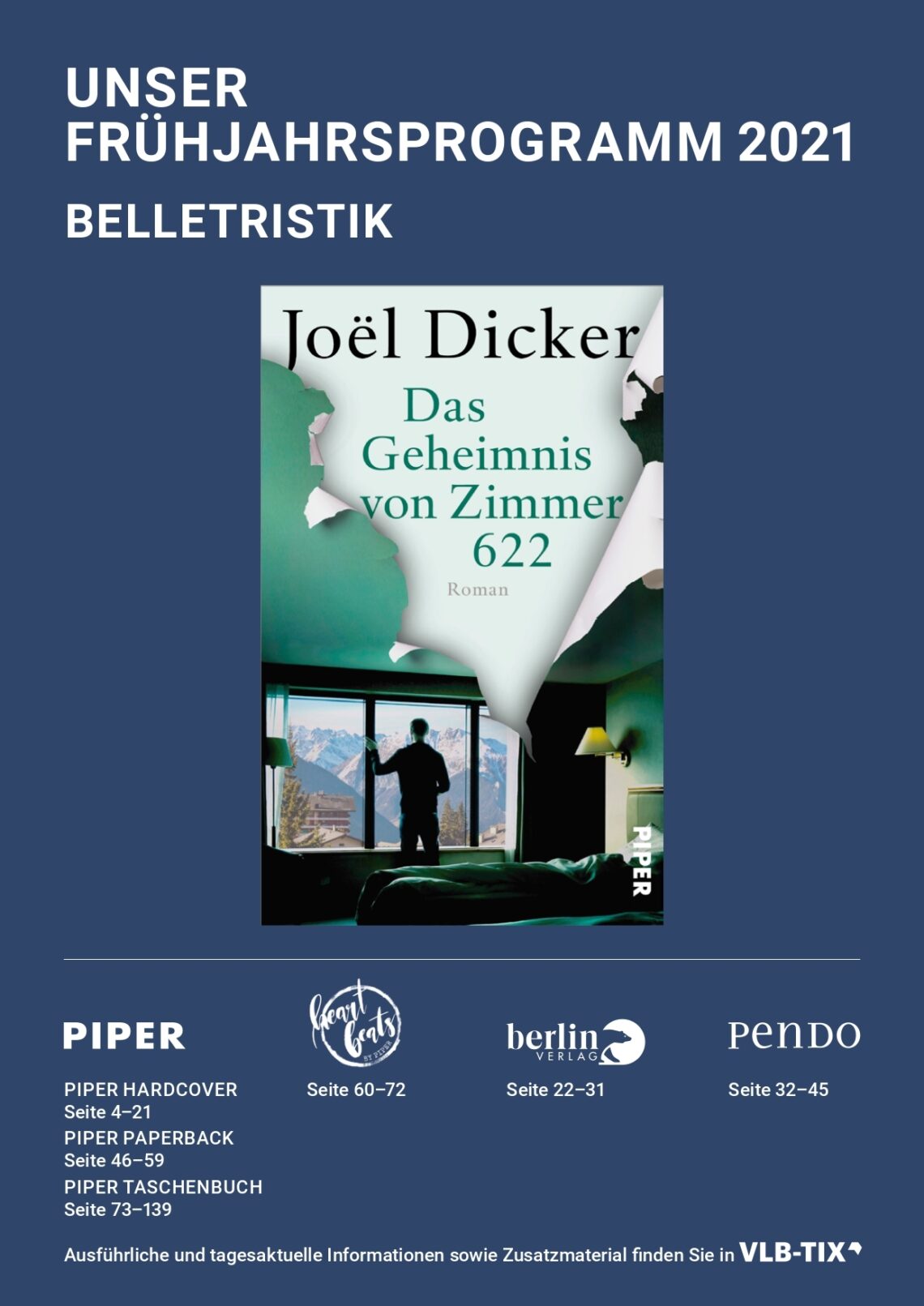 Ein Zerrissenes Cover zeigt den Titel der Vorschau und auf dem restlichen intakten Papier befindet sich ein Mann der aus dem Fenster schaut.