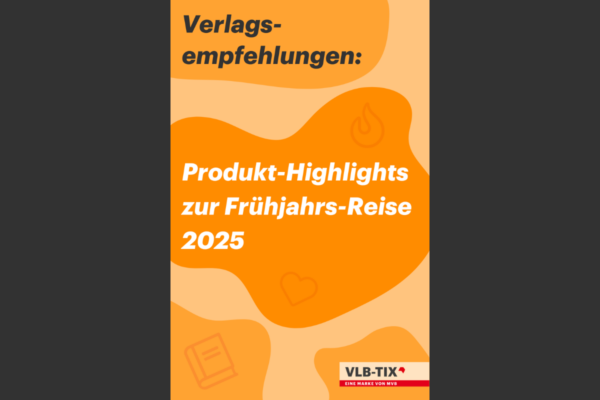 Vorschau-Cover der Verlagsempfehlungen zur Frühjahrsreise 2024.